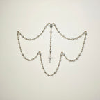 Austrian Crystal Pearl Catholic Rosary